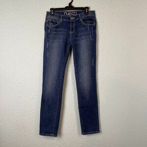 Rue21 Curvy Fit Women’s Jeans SZ 9/10 Dark Wash Straight Leg Stretch Denim (110)